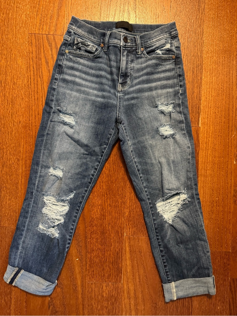 buckle black mom jean size 25
